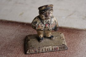 EL RECO Gas Stations Figural Paperweight